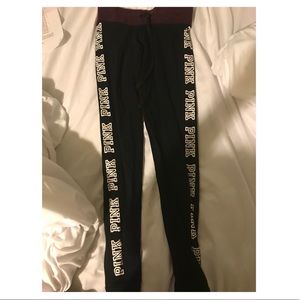 Victoria’s Secret PINK yoga leggings.